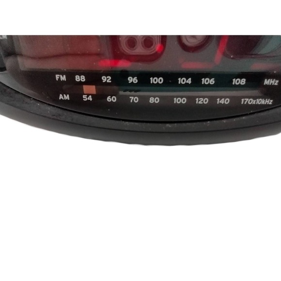 Timex T1201 Nature Sounds Clock Radio MP3 Line-IN Blk Red LED Auto DST Time Set - Picture 5 of 15